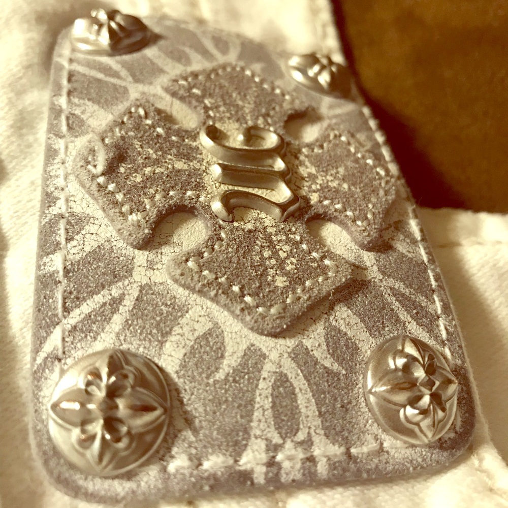 ❄️ 👖 MISS ME Jeans, Crop, White 29”